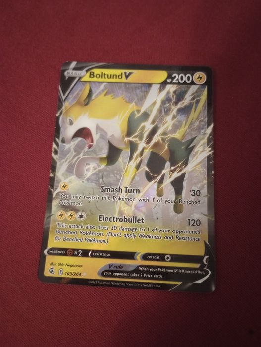 Karta Pokemon Boltund V TCG