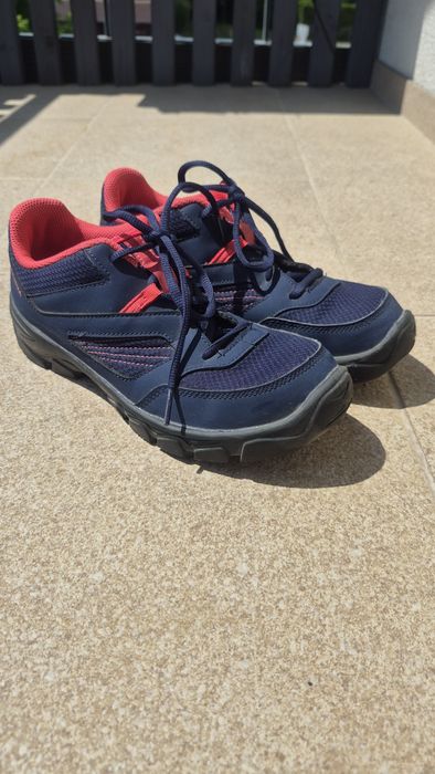 Buty turystyczne decathlon QUECHUA mh100 bieżnik wycieczki 38 wkl 24 cm