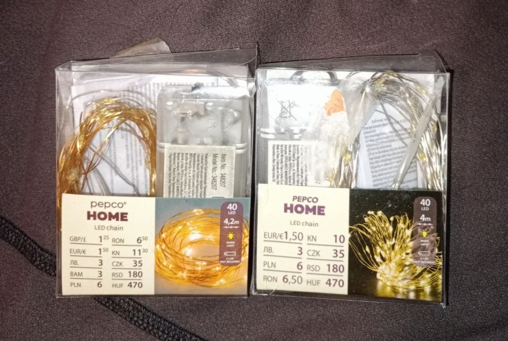 Гирлянда с лед лампочками