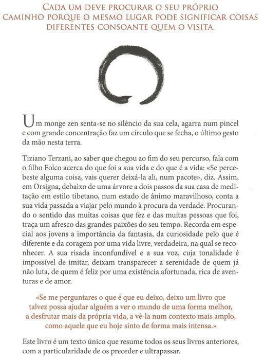 Livro O Fim é o Meu Início de Tiziano Terzani [Portes Grátis]
