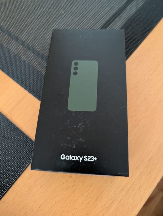 Pudełko box po Samsung Galaxy s23+ green
