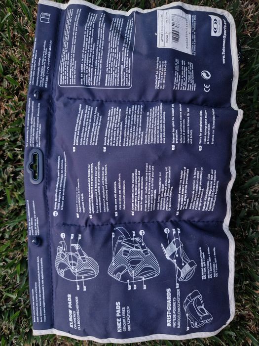 Conjunto  proteccoes downhill patins skate