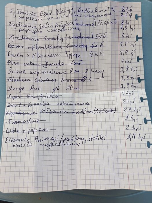 Dmuchany. zamek Tygrysek z piłeczkami