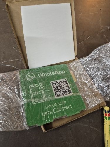 Google review card - QR Code + NFC