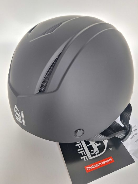 Kask jeździecki toczek Pfiff Reithelm Protection X Black S 52-56cm