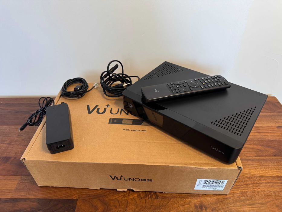 VU+ UNO 4K SE (Dual FBC tuner), 500GB