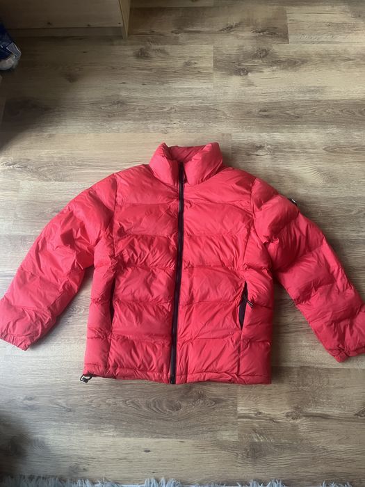 Czerwona kurtka trapstar drill drip winter zimowa