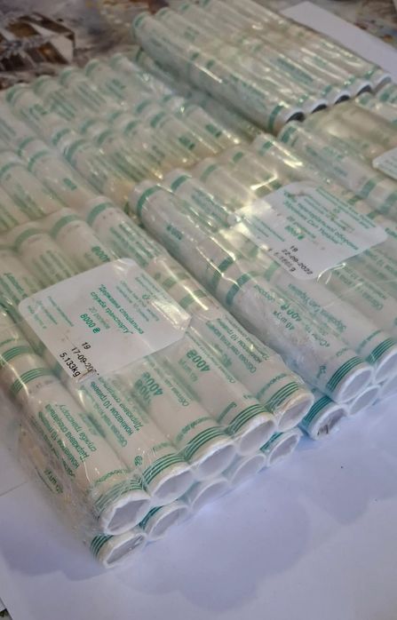 Роллы Юбилейных монет. Разные монеты и купюры. Цена  за 1 ролл