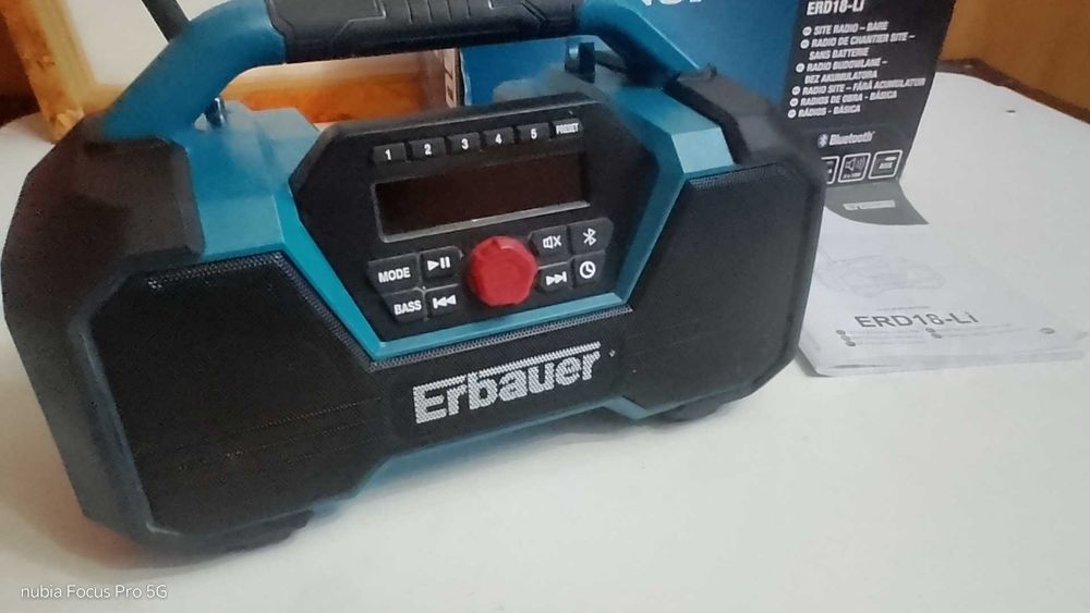 Radio budowlane Erbauer - ERD18- Li