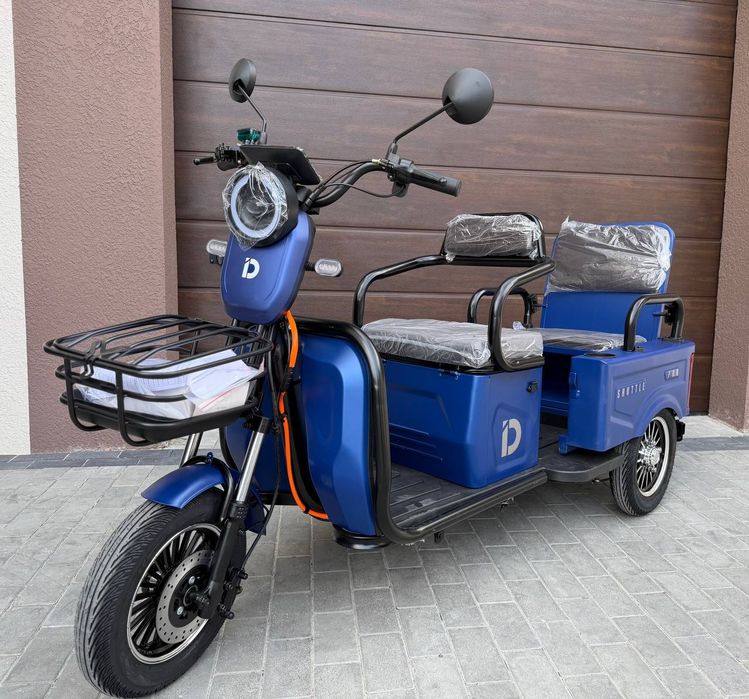 НОВИЙ Електротрицикл IDemo Trinity Shuttle 2.0 PRO 1500W