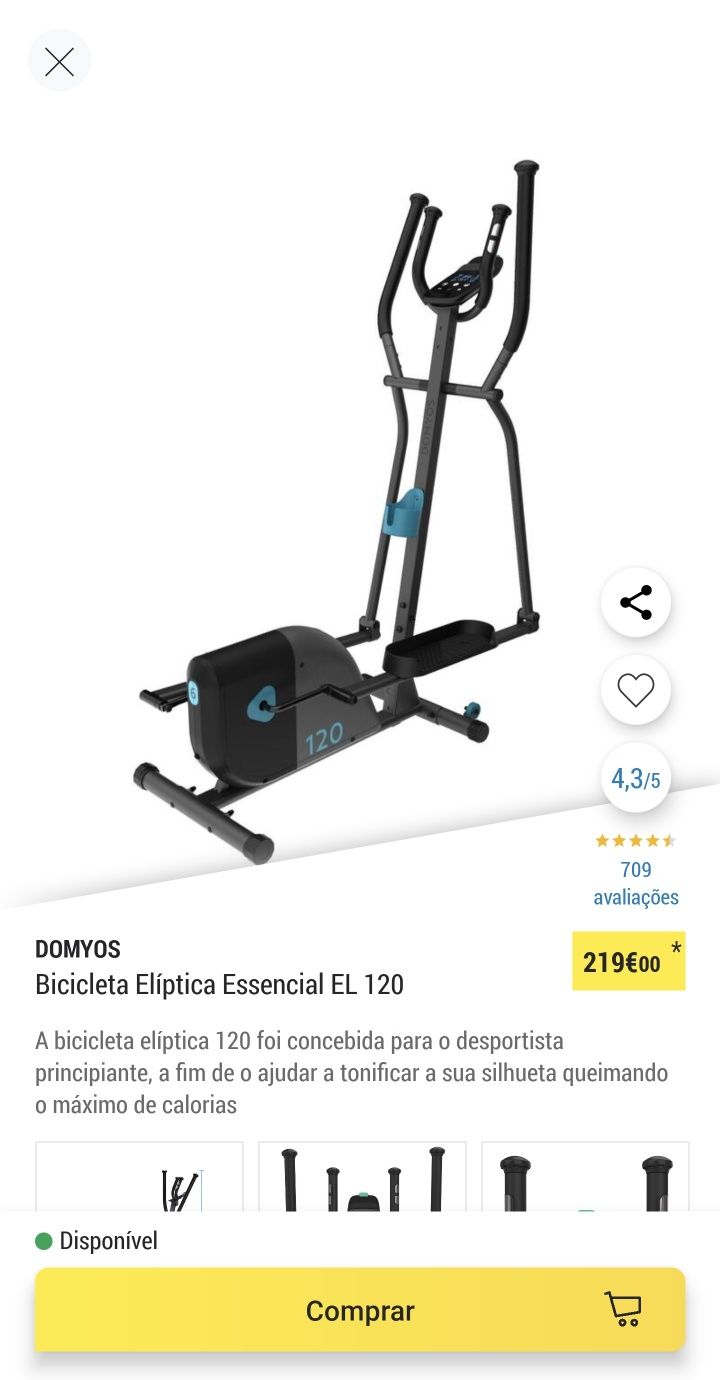 Elíptica domyos 120 sales