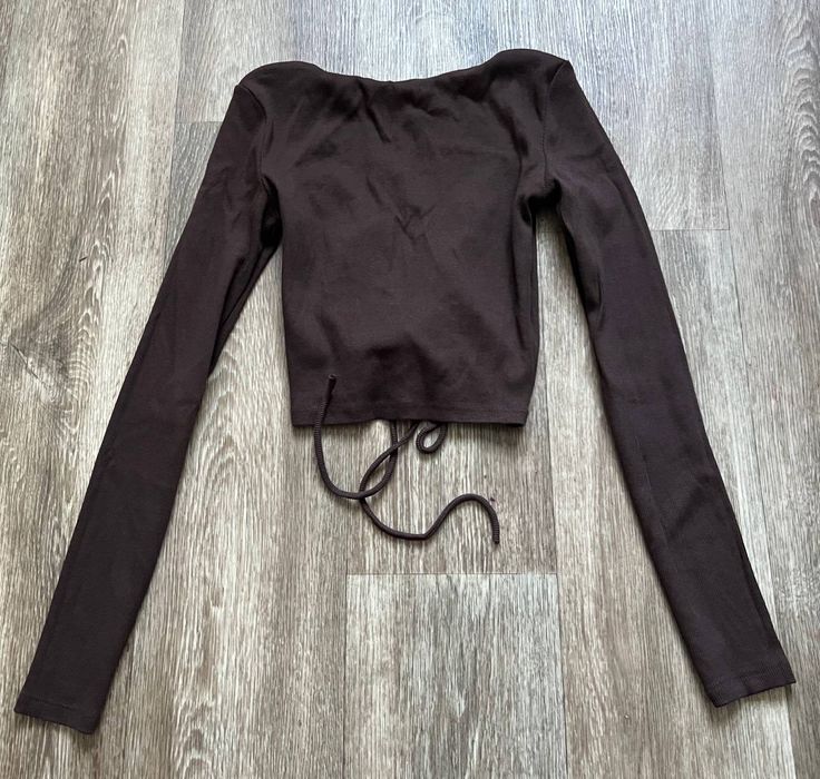 Шоколадний топ zara