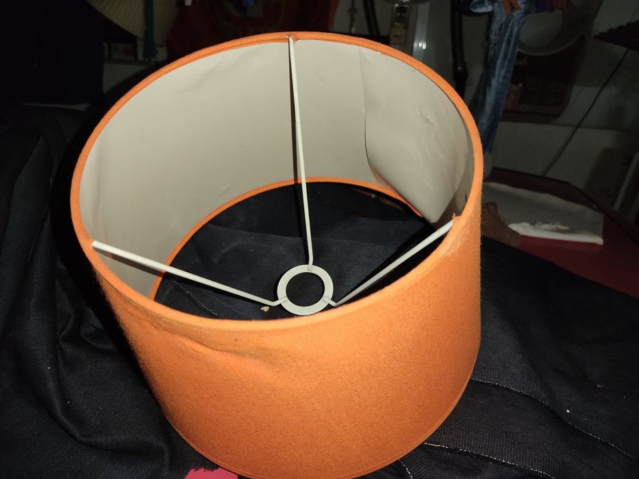 Candeeiro médio laranja