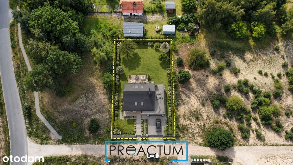 Działka 1002 m², pozwolenie na budowę, Czarne Błoto - Widok 3