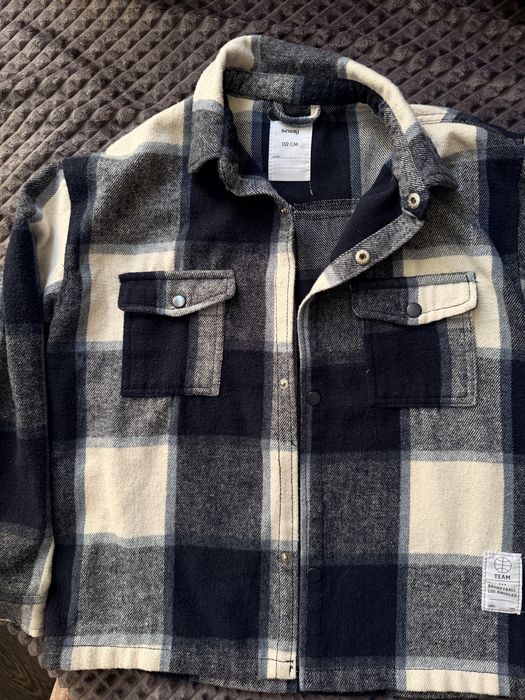 Сорочка тепла рубашка вітровка дитяча підліткова