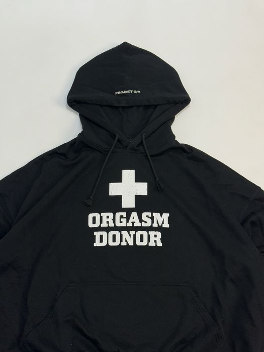 ORGASM DONOR Project GR Grailz худі худи кофта черная чорна біла