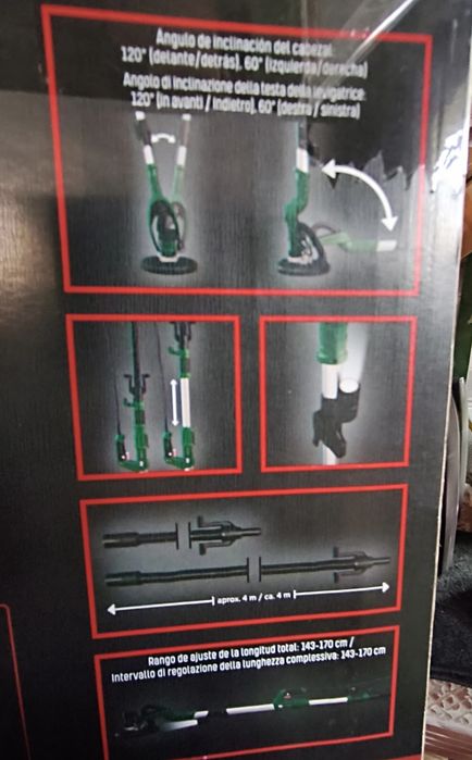 Lixadora para Pladur nova , tectos e paredes "girafa".