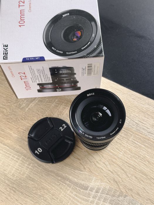Lente 10mm de cinema Meike T2.2
