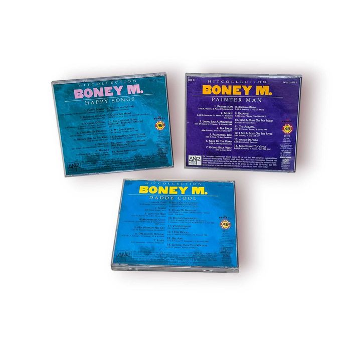 Box 3 CDs Boney M. Hit Collection–Happy Songs/ Daddy Cool/ Painter Man