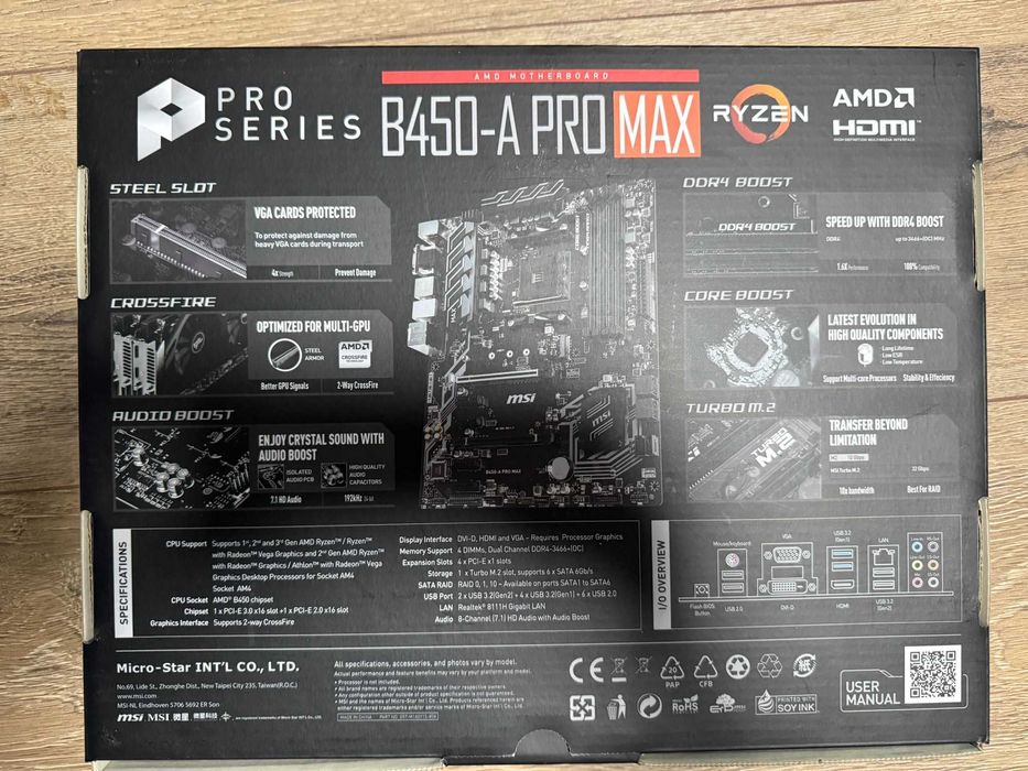 Материнська плата MSI B450 A Pro Max