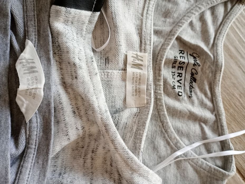 Spodnie i bluzka dla dziewczynki zestaw Reserved H&M 146-152