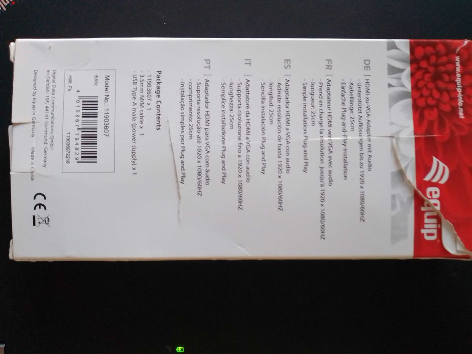 Adaptador HDMI para VGA