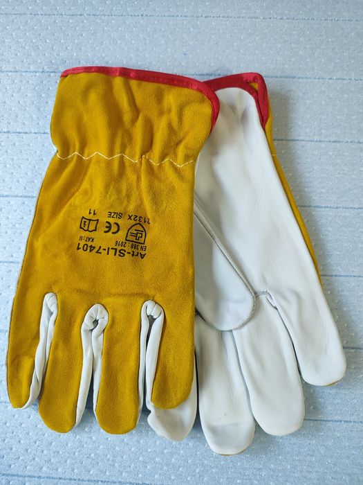 Перчатки кожаные рабочие