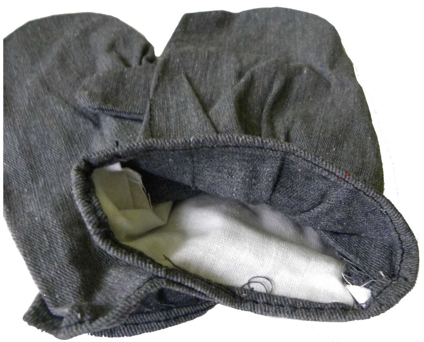 rękawice drelichowe 1-palcowe z wkładką  -16par