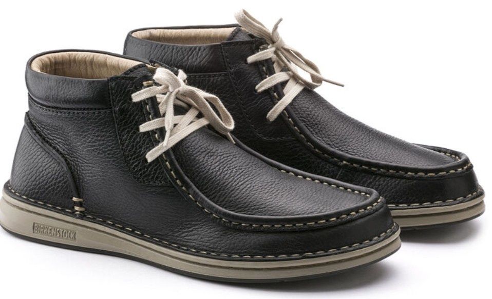 42 birkenstock Passadena High bota preta em pele novo a estrear