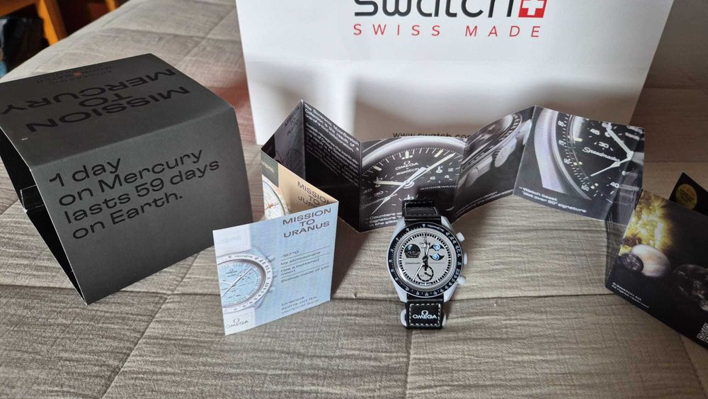 Relógio Omega-Swatch Speedmaster MoonSwatch - novo