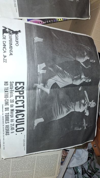 Cartaz poster cine teatro Torres Vedras Grupo Experimental dança Jazz