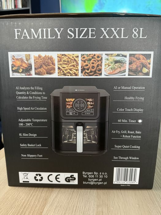 Airfryer Byrgen  8 litrow