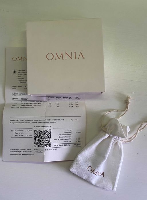 2 Colares OMNIA - Mulher com 1 menina, Prata 925