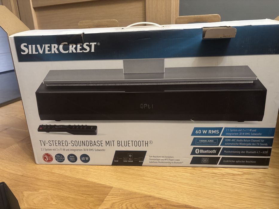 Glosnik soundbar pod telewizor z bt silver crest