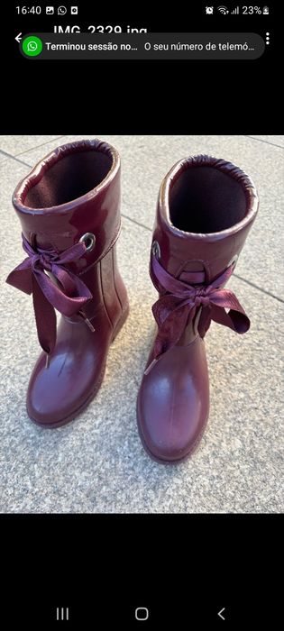 Galochas menina marca Pisamonas