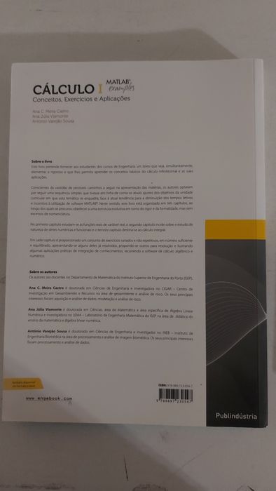 Livro Calculo I - Conceitos, Exercícios e Aplicações