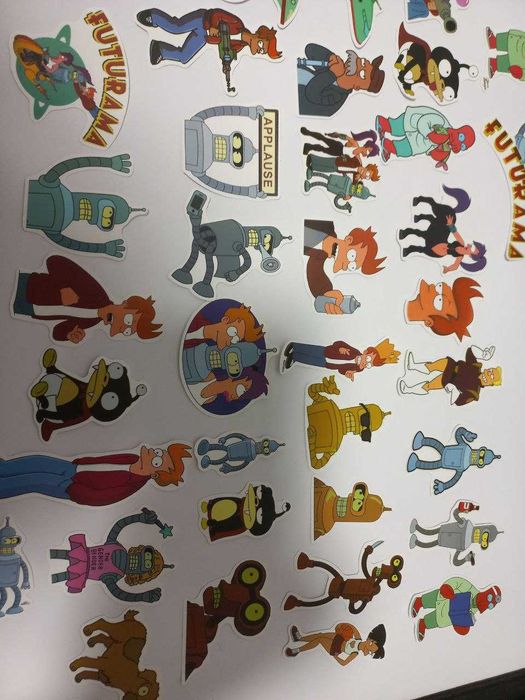 Стікери Футурама, futurama stickers
