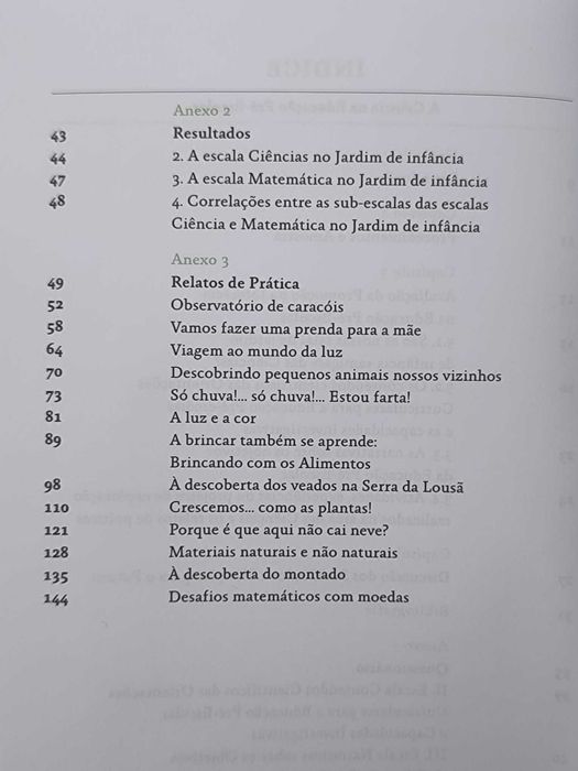 A Ciência na Educação Pré-escolar