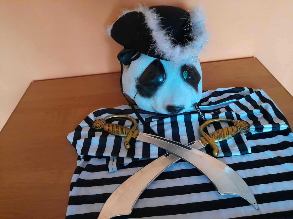 Strój Panda Pirat