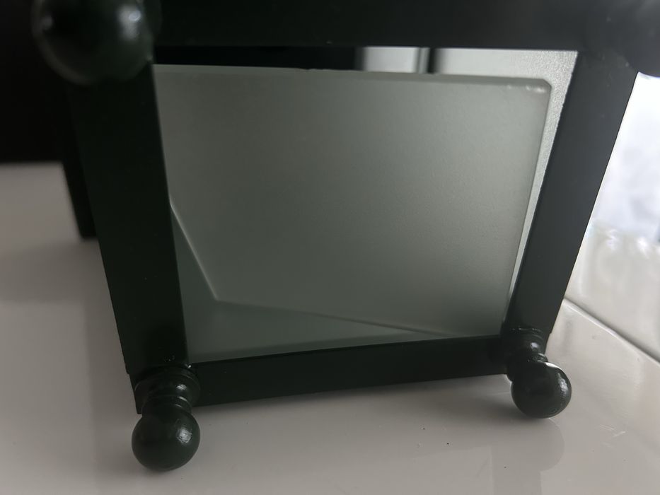 3 Apliques de exterior em ferro, nunca usados