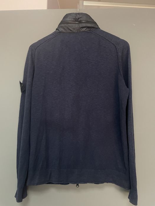 Stone island knit zip