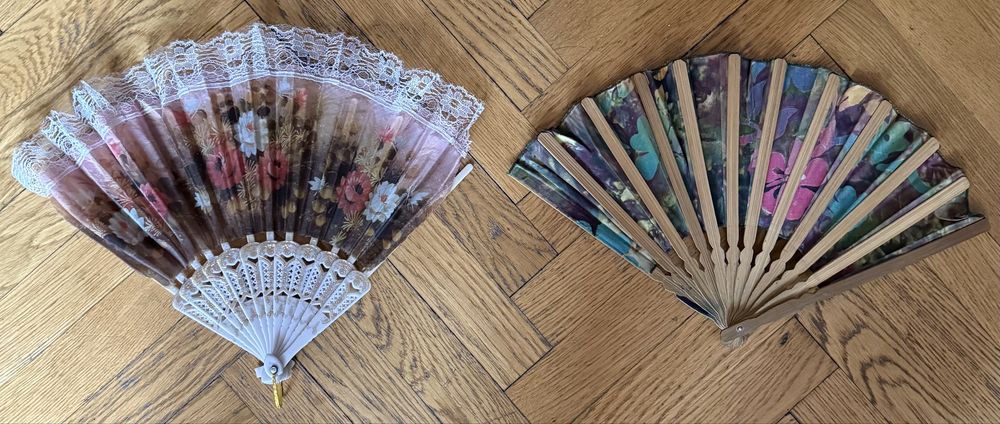 Декоративный веер / вееры с цветами