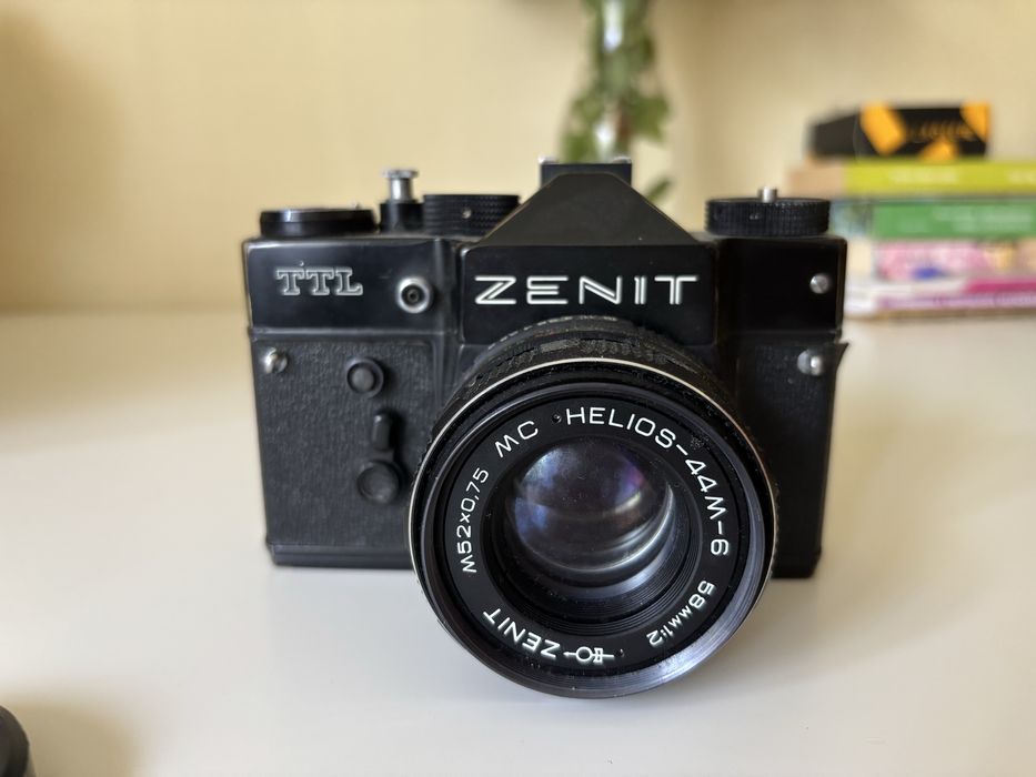 Aparat analogowy zenit TTL + helios 44m-6