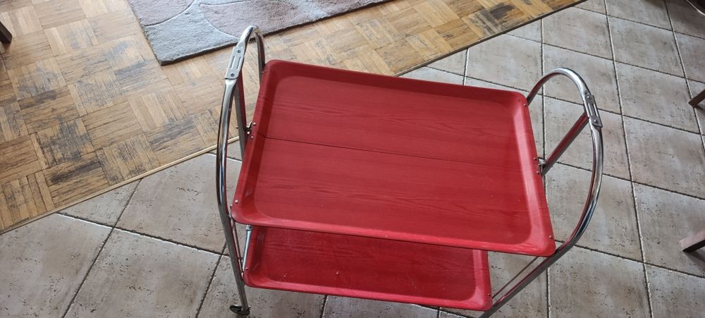 Wózek do przewożenia metalowo plastikowy