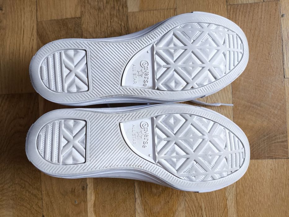 Converse All Star 36/3.5/22.5cm trampki sneakersy białe skóra