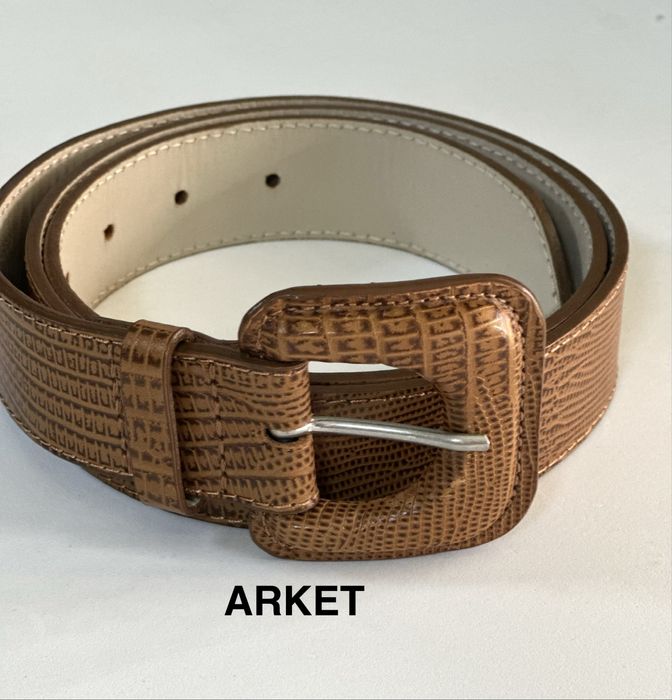 Ремінь Arket  пояс натуральна шкіра