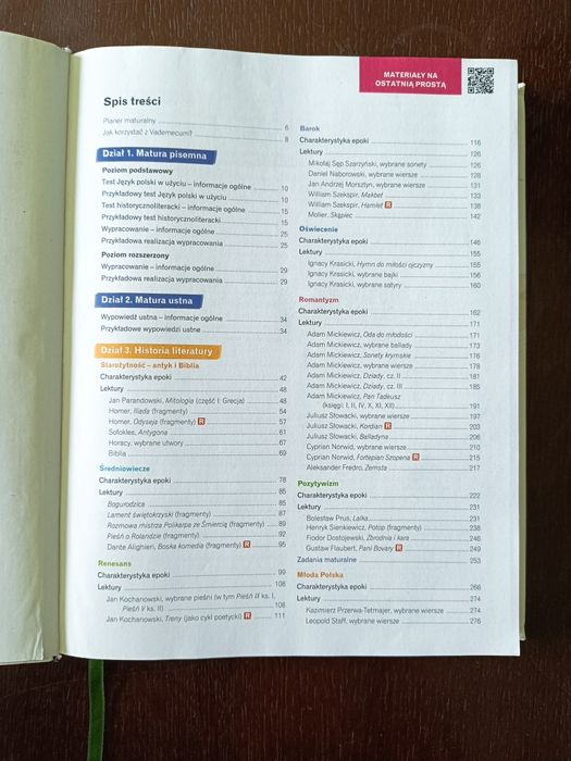 Vademecum Nowa teraz matura język polski podstawa + rozszerzenie