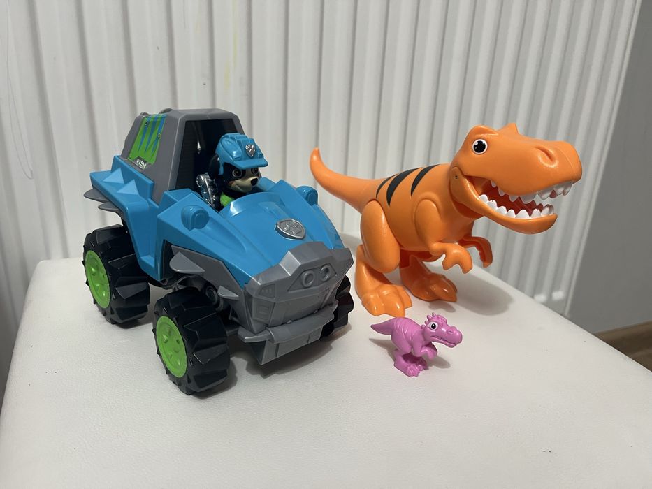 Pojazd Psi Patrol Samochód Dinozaury Rex Dino Rescue