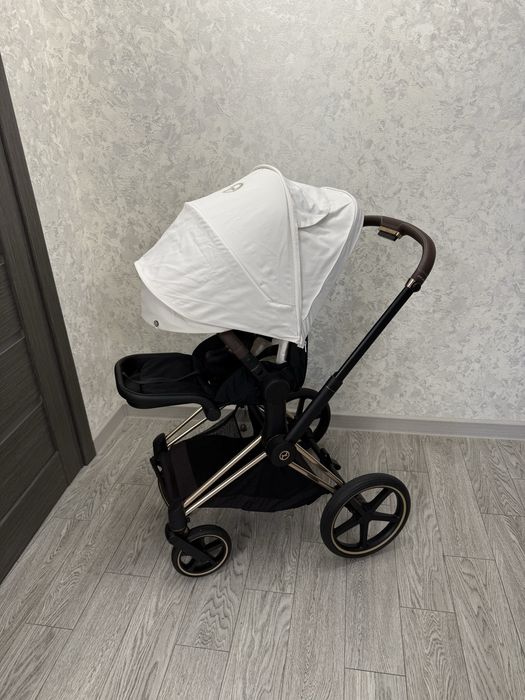 Коляска 2 в 1 Cybex Priam 4.0 Lux Rose Gold