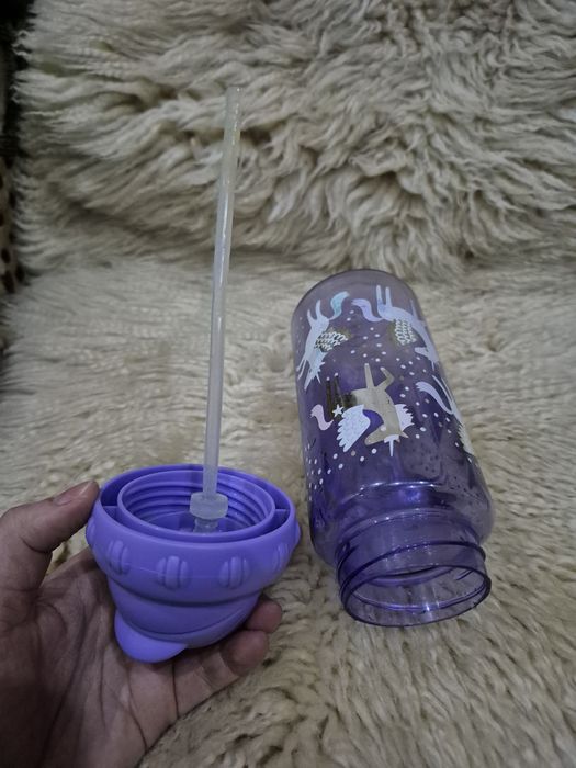 Стакан поилка бутылка непроливайка "Единороги"